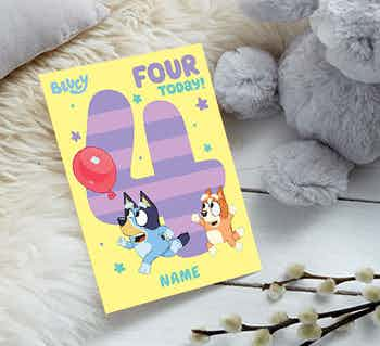 4th Birthday Cards