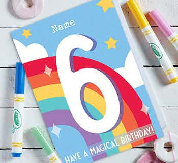 6th Birthday Cards