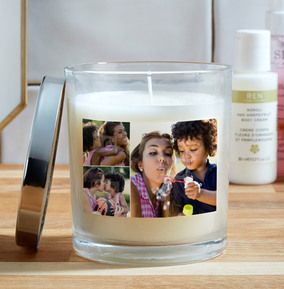 3 Photo Upload Candle