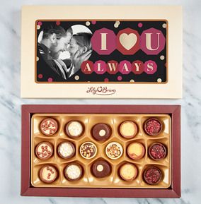 I Love You Always Photo Chocolates - Box of 16