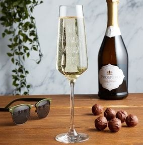 Personalised Prosecco Glass